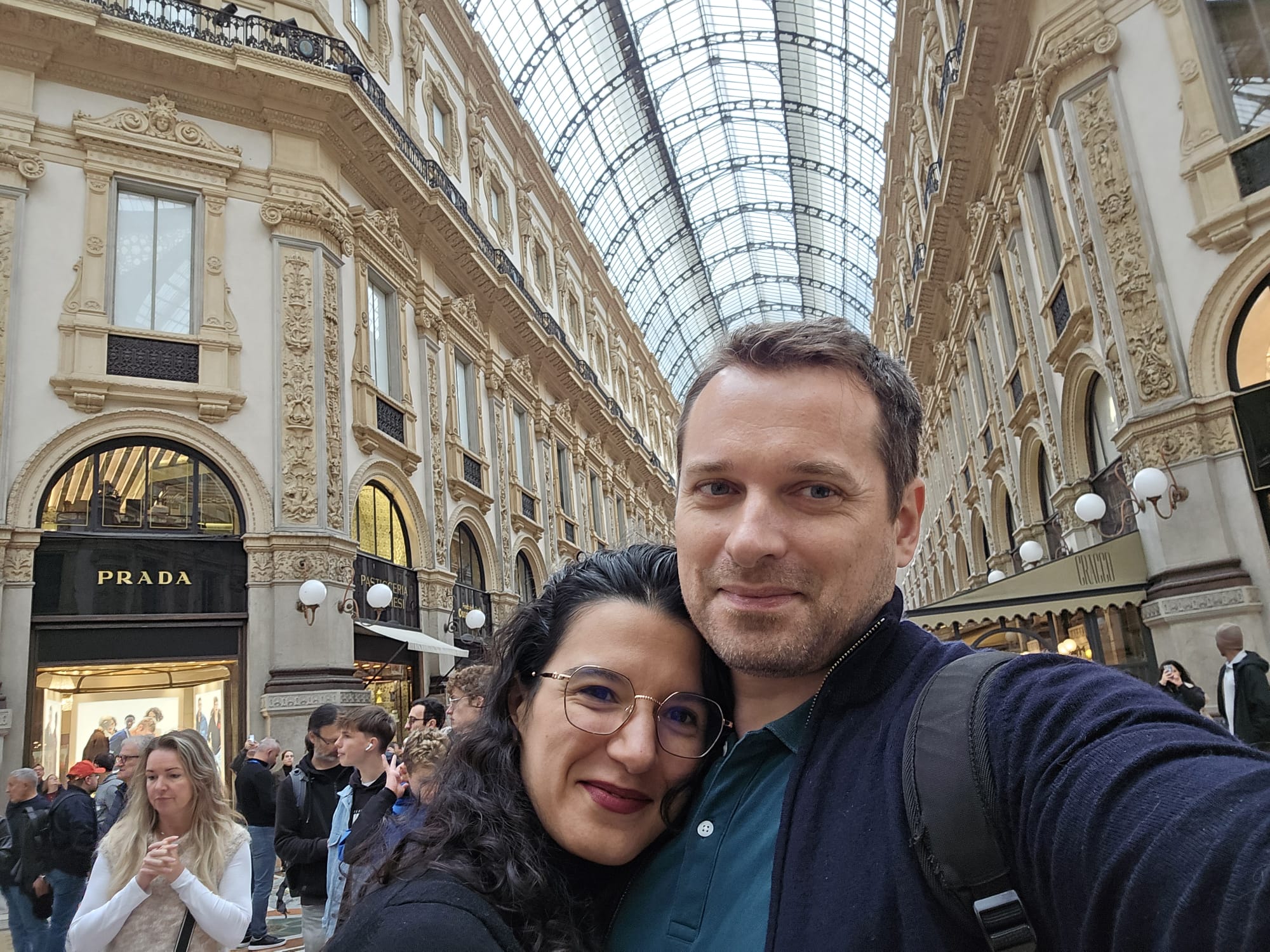 Zineb et Vincent à Milan